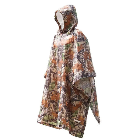 Multifunctional Lightweight Raincoat with Hood Hiking Cycling Rain Cover Poncho Rain Coat Men Women Outdoor Camping Tent Mat - Lootquake