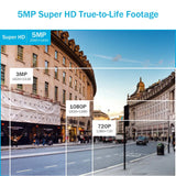 Sistema de seguridad CCTV DVR ANNKE H.265+ 5MP Ultra HD de 16 canales, 16 cámaras de visión nocturna EXIR de 5MP para exteriores, kit de videovigilancia