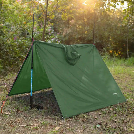 Multifunctional Lightweight Raincoat with Hood Hiking Cycling Rain Cover Poncho Rain Coat Men Women Outdoor Camping Tent Mat - Lootquake