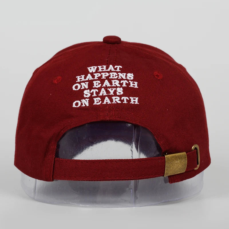 Unisex Spring summer DAMN Hats Embroidered Earth Dad Hat Hip Hop cap Kendrick lamar Rapper Snapback hats Baseball Cap wholesale - Lootquake