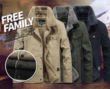 Windbreaker Winter Jacket Men Thick Wool Liner Warm Jackets Male Outdoor Military Mens Coats Chaqueta Hombre Plus Size M-6XL - Lootquake