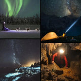 Head Lamp Headlamp Headlight Flashlight Torch Lanterna 4 Xm-l Sensor Led Bulbs Litwod Camping / Cycling Hunting Hiking Lithium - Lootquake