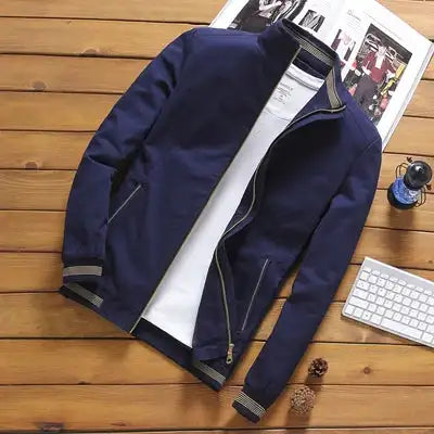 DIMUSI Spring Autumn Men's Bomber Jackets Casual Male Outwear Windbreaker Jacket Mens Zipper Baseball Uniform Coats Clothing - Lootquake