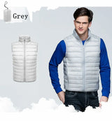 NewBang Men Sleeveless Warm Vest Ultra Light Down Vest Man Winter Solid Sleeveless Jacket Men's Lightweight Waterproof Vests - Lootquake