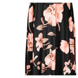 Chivry Maternity Dress Women Floral Print Short Sleeve V-neck Maxi Long Dress Pregnant Casual Clothes Summer Maternity Dress - Lootquake