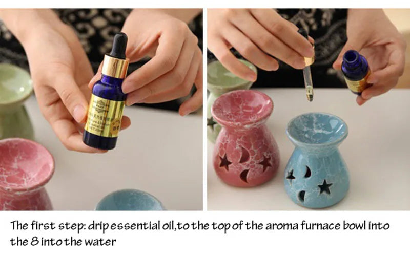 Bougie, four d'aromathérapie, lampe d'aromathérapie, four à huiles essentielles, brûleur romantique pour la maison, décoration intérieure