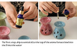 Bougie, four d'aromathérapie, lampe d'aromathérapie, four à huiles essentielles, brûleur romantique pour la maison, décoration intérieure