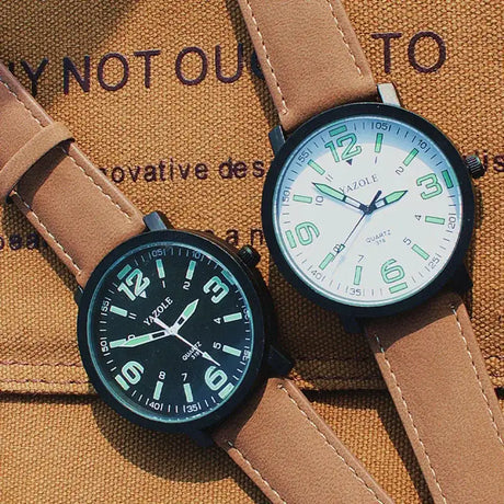Watch Men YAZOLE Brand Luxury Fashion Sports Watches Luminous Male Clock Quartz Watch Hour Montre Drop Ships relogio masculino - Lootquake