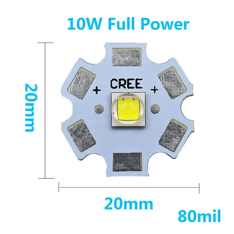 3W 5W 10W 18W T6 XML2 High Power LED Flashlights Parts DIY 3.5*3.5mm/5*5mm XHP50 LED 3V Bead For Bicycle accessories Headlamp - Lootquake
