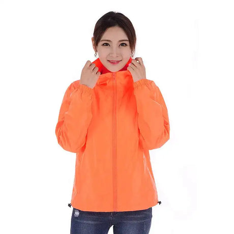 2024 New Women‘s Jacket Outerwear Spring Autumn Hooded Casual Windbreaker Coat Summer Sunscreen Clothing Family Size 7XL A8 - Lootquake