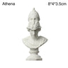 5-7cm Gypsum Bust Portraits Greek Mythology Famous Sculpture Nordic Home Desktop Decor Drawing Practice Plaster Statue New
