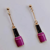 Creative nail salon art nail polish enamel earrings ladies girls gifts