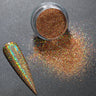 HOT Sale iridescent Powder on Nails iridescent Silver Glitter Chrome Nail Art Pigment Dust Shiny Gel Polish Flakes for Manicures