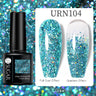UR SUGAR 7.5ml Glitter UV Gel Nail Polish Glitter Sequins Soak Off UV Gel Varnish Colorful Nail Gel Polish DIY Nail Art Polish