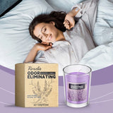 Roxelis Lavender Scented Candle Lasting Mild Ingredients One Room Fragrance Comfort Purification Smell