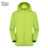 TRVLWEGO Outdoor Running Camping Hiking Bike Sport Jacket UV Proof Ultralight Waterproof Windbreaker Light Rain Proof Coat - Lootquake