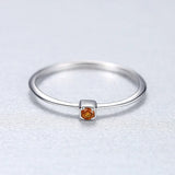 PAG&MAG Real 925 Sterling Silver Ring Gree Red Topaz Rings For Women Gemstone Engagement Rings Silver 925 Jewelry Anillos Mujer - Lootquake