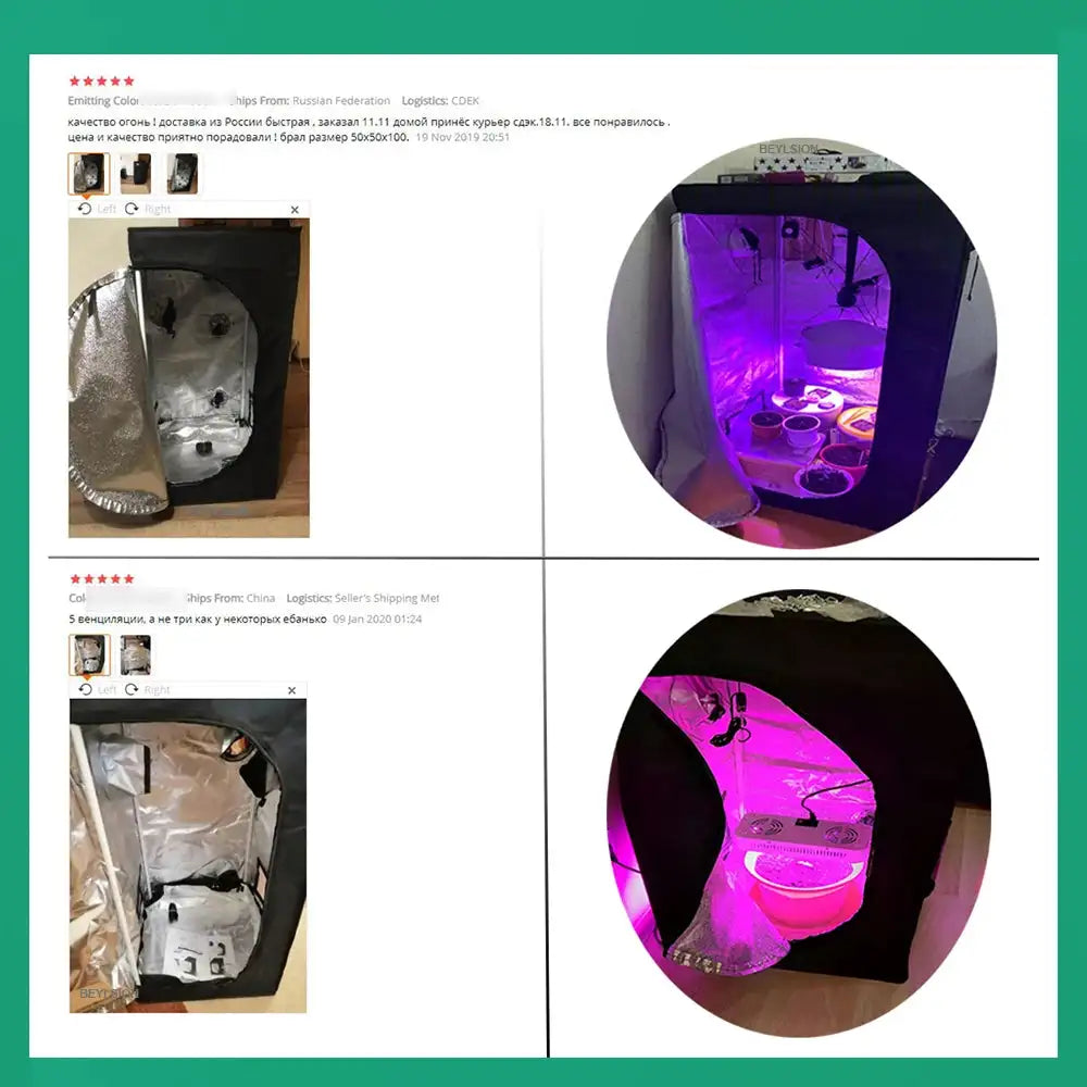 BEYLSION Hot Sell GrowBox Growing Tent 600D Growth Room Box For Indoor Plants Growing Home Greenhouse Tent Growing Plants