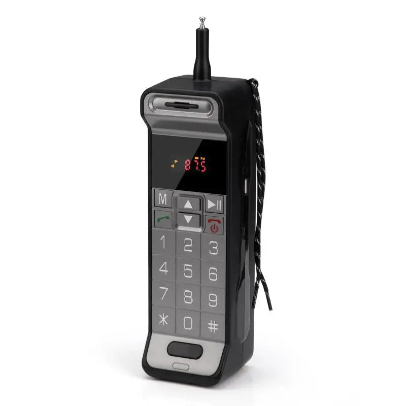 Altavoz Bluetooth con diseño clásico para teléfono móvil, altavoz portátil retro para teléfono celular, altavoz Bluetooth inalámbrico para teléfono celular para exteriores.