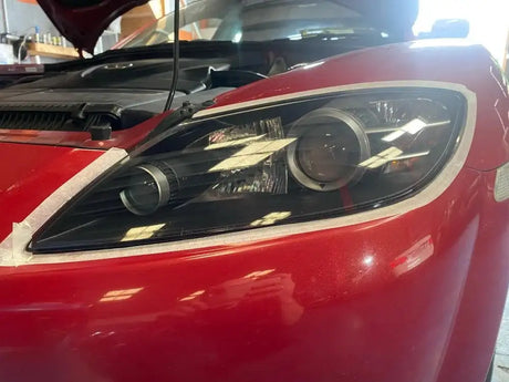 Car Headlight Lens Restoration Kit with EU/US Plug Headlamp Restore Polishing Cleaning Tools 100ml/200ml - Lootquake
