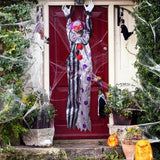 NNEOBA Halloween Animated Talking Scary Clown Hanging Decoration