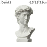 Mini Plaster Statue Greek Mythology Celebrities Famous Sculpture Figurine Drawing Practice Gypsum Bust Portraits