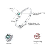 PAG&MAG Real 925 Sterling Silver Ring Gree Red Topaz Rings For Women Gemstone Engagement Rings Silver 925 Jewelry Anillos Mujer - Lootquake