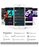 Altavoz portátil inteligente Bluetooth inalámbrico 10W Mini altavoz compacto potente 2200mAh Compatible con Alexa Spotify Tunein Transmisión de música