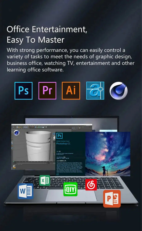 12th Gen i7 i5 15.6 Inch IPS Gaming Laptop i9 10880H i7 1260P NVIDIA MX550 2G NVMe Windows 11/10 Fingerprint Ultrabook Notebook - Lootquake