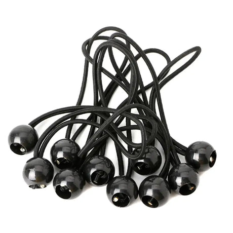 50PCS Tent High Elastic Ball Bands Plastic Ball Head Bungee Cords Trampoline Baggage Belts Tent Tie Outdoor Camping Supplies - Lootquake