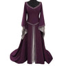 Vintage Gothic Dress Cosplay Costumes Autumn Winter Long Sleeve Medieval Witch Long Dress Halloween Costumes Vestidos de Fiesta - Lootquake
