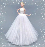 fashion for barbie elegant lady wedding dress for barbie doll clothes princesa for bjd 1/6 dress long dress accessories - Lootquake