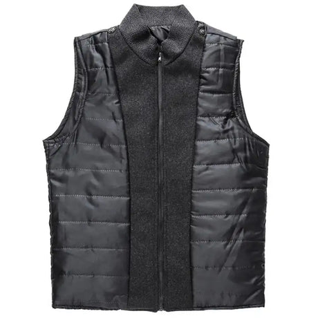 Woolen Coat Men Winter Windbreaker Long Thick Wool Jackets abrigo hombre Man Stand Collar Single Breasted With Vest Woolen Coats - Lootquake