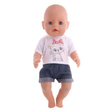 Doll Baby Clothes Kittys Kitten Cat Cartoon Dress Shoes Fit 18 Inch American&43cm Reborn New Born Baby Doll OG Girl`s Toy Doll - Lootquake