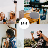 Altavoz portátil inteligente Bluetooth inalámbrico 10W Mini altavoz compacto potente 2200mAh Compatible con Alexa Spotify Tunein Transmisión de música