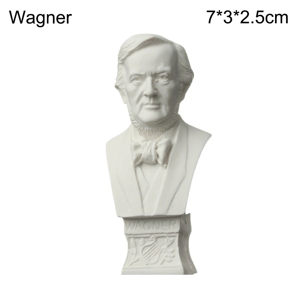 5-7cm Gypsum Bust Portraits Greek Mythology Famous Sculpture Nordic Home Desktop Decor Drawing Practice Plaster Statue New