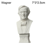 5-7cm Gypsum Bust Portraits Greek Mythology Famous Sculpture Nordic Home Desktop Decor Drawing Practice Plaster Statue New
