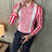 British Style Striped Shirts Mens Long Sleeve Business Formal Dress Shirt Casual Slim Fit Dress Streetwear Social Party Clothing - Lootquake