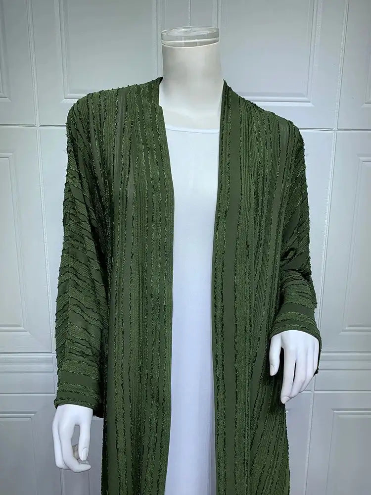 Ramadan Eid Mubarak Kaftan Robe Kimono Femme Musulmane Open Abaya Dubai Turkey Islam Muslim Long Dress For Women Pakistan Caftan - Lootquake