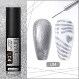 LILYCUTE 5ml Liner Gel Nail Polish UV LED Nail Art Paint Gel Gorgeous Glitter French Effect Semi Permanent Nail Painting UV Gel