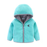 Mudkingdom Autumn Spring Girls Boys Hooded Fleece Jacket Windbreaker Zip up Reindeer Outerwear for Kids Clothes Children's Coat - Lootquake
