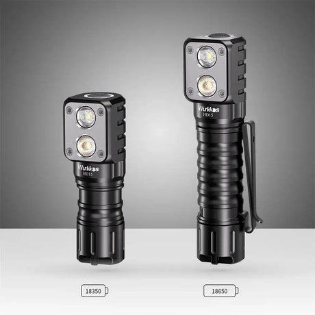 Wurkkos HD15R 18650 Dual LED Headlamp with Red FloodlightRechargeable Flashlight 2000lm with Magnetic Tail Camping Lights - Lootquake