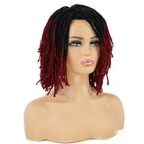 10" Ombre Dreadlock Wig | Sister Locs | Faux Locs Crochet Braids | Synthetic Twist Hair