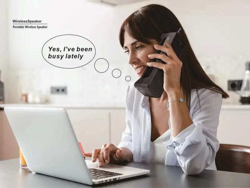 Altavoz Bluetooth con diseño clásico para teléfono móvil, altavoz portátil retro para teléfono celular, altavoz Bluetooth inalámbrico para teléfono celular para exteriores.