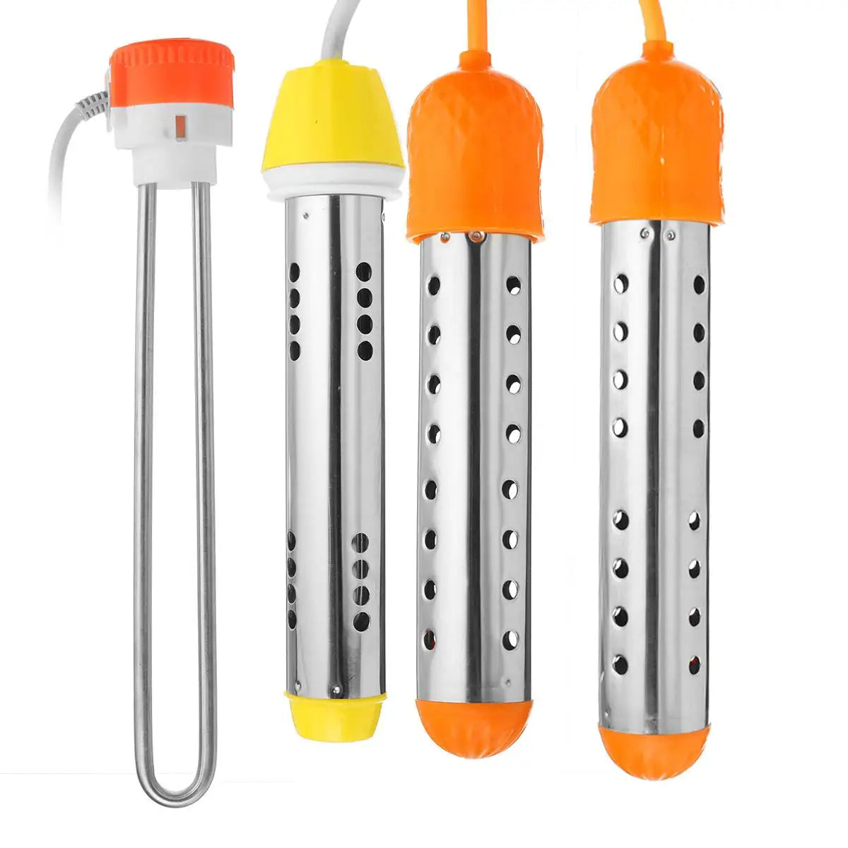 Calentador eléctrico flotante de 3000 W, elemento calentador de agua, apagado automático, suspensión de inmersión, para baño, piscina, 220 V