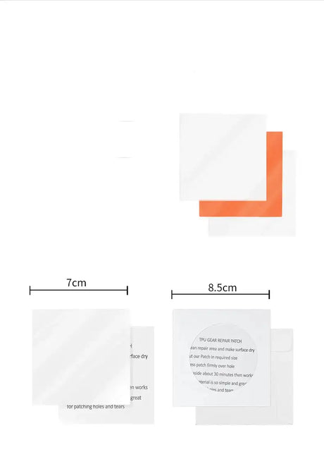 Naturehike TPU Gear Repair Patch 3pcs/lot  Waterproof Patch Tent Sleeping Bag Mats Use Camping Accessories - Lootquake