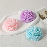 Moule en silicone 3D en forme de pivoine pour bougie parfumée, pour décoration de mariage en famille