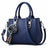Embroidery Messenger Bags Women Leather Handbags Bags for Women Sac a Main Ladies hair ball Hand Bag - Lootquake