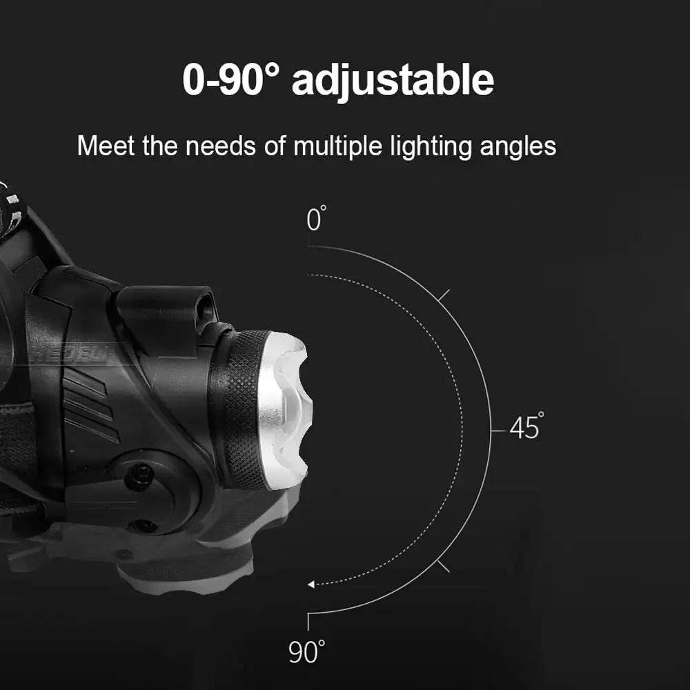 1000000LM XHP360 High Power Fishing Headlamp Rechargeable Light Headlight Camping Hiking Led Flashlights Power Bank Head Lamp - Lootquake