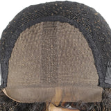 26" Wavy Senegalese Twist Lace Front Wig | Ombre Water Wave Braids | Long Cornrow Braids | Synthetic Wig